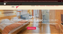 Desktop Screenshot of hotel-classic-freiburg.de